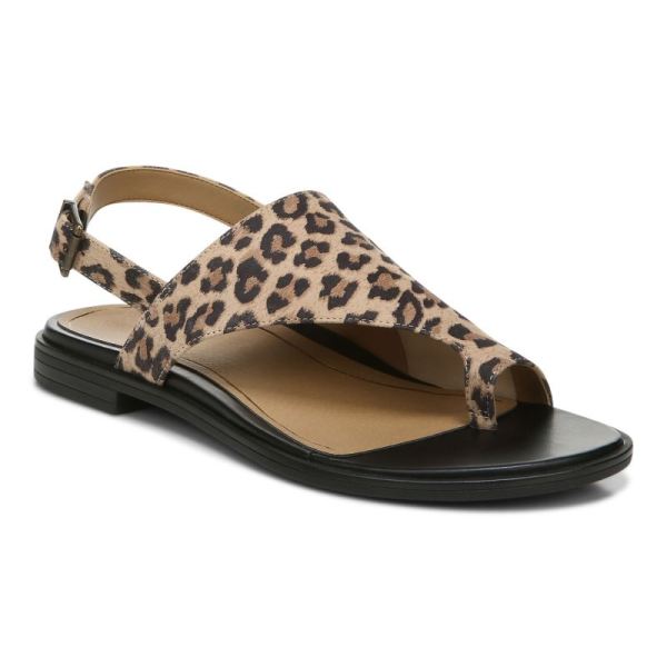 Vionic - Women's Ella Sandal - Toffee Leopard - Click Image to Close