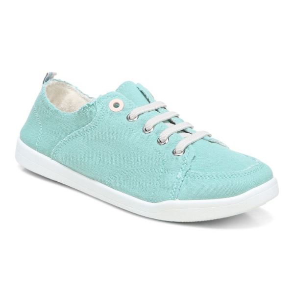 Vionic - Women's Pismo Casual Sneaker - Wasabi Canvas - Click Image to Close