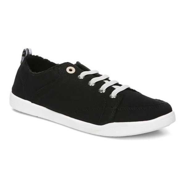 Vionic - Women's Pismo Casual Sneaker - Black Canvas - Click Image to Close