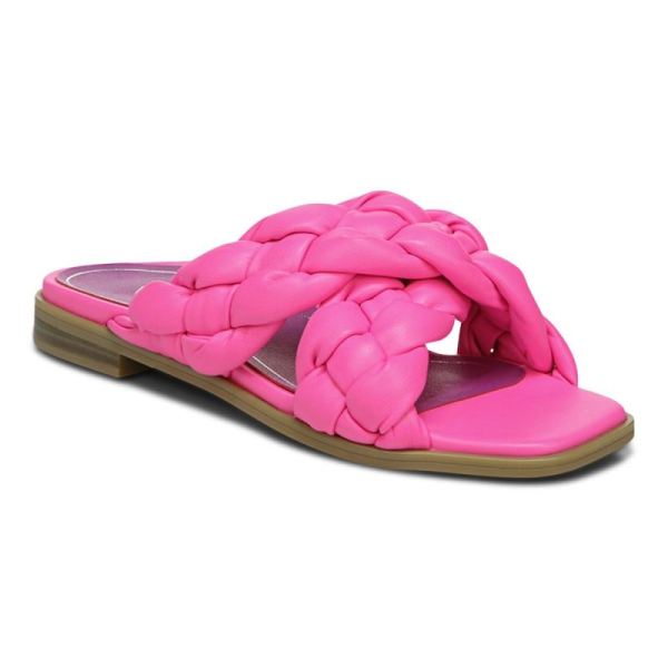 Vionic - Women's Kalina Slide Sandal - Bubblegum - Click Image to Close