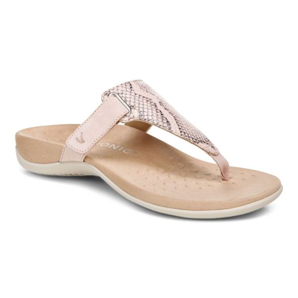 Vionic - Women's Wanda T-Strap Sandal - Pale Blush