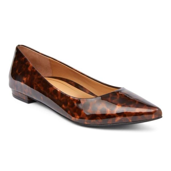 Vionic - Women's Lena Ballet Flat - Tortoise