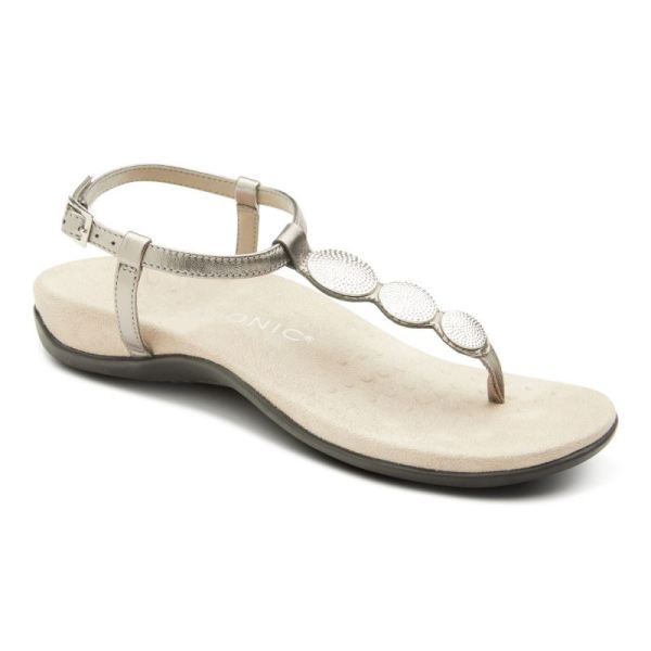 Vionic - Women's Lizbeth Backstrap Sandal - Pewter