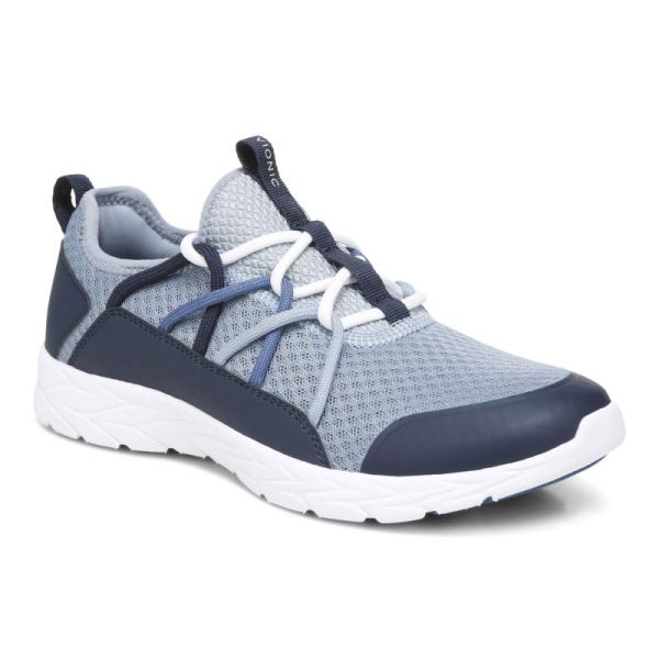 Vionic - Women's Zeliya Lace Up Sneaker - Navy - Click Image to Close