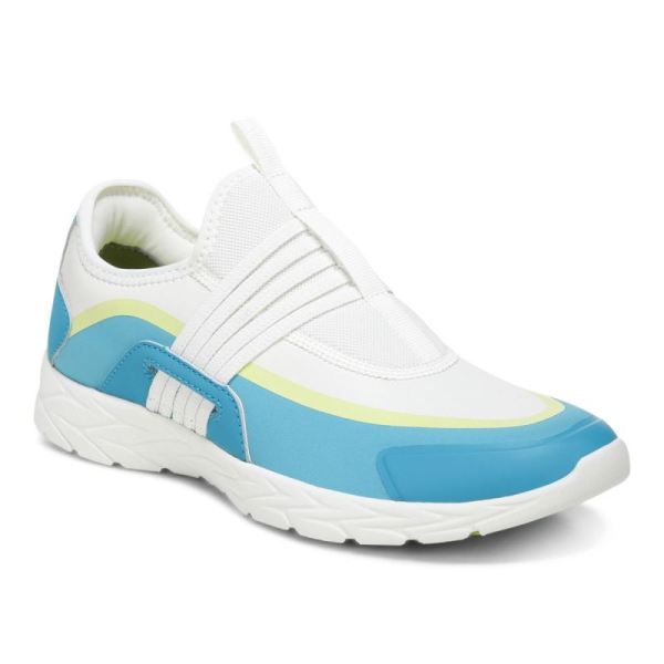 Vionic - Women's Vayda Slip On Sneaker - Marshmallow Lake Blue - Click Image to Close