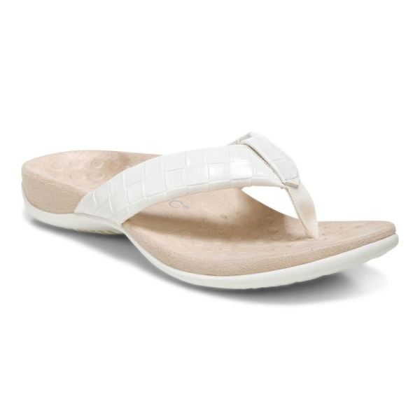 Vionic - Women's Layne Toe Post Sandal - Cream
