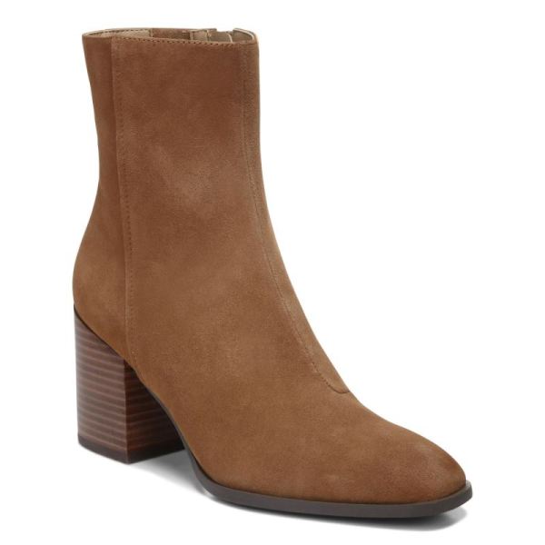 Vionic - Women's Harper Ankle Boot - Toffee Suede