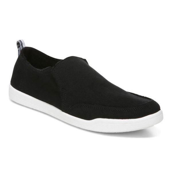 Vionic - Women's Malibu Slip On - Black Canvas