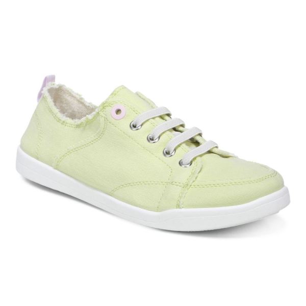 Vionic - Women's Pismo Casual Sneaker - Pale Lime Canvas