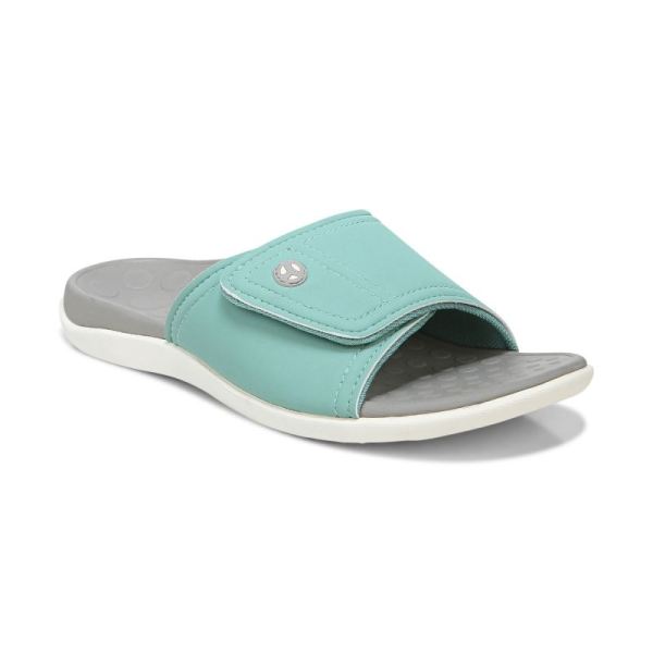 Vionic - Women's Kiwi Slide Sandal - Wasabi - Click Image to Close