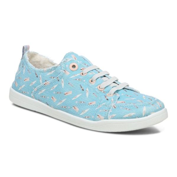 Vionic - Women's Pismo Casual Sneaker - Porcelain Blue - Click Image to Close