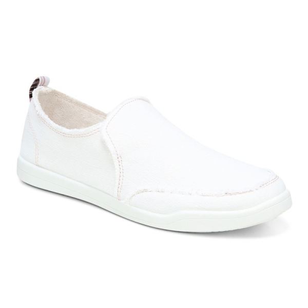 Vionic - Women's Malibu Slip On - Cream Canvas