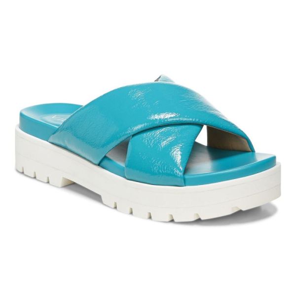 Vionic - Women's Vesta Flatform Lug Sandal - Lake Blue