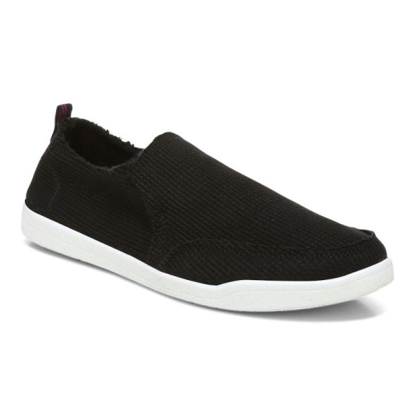 Vionic - Women's Malibu Slip On - Black Knit