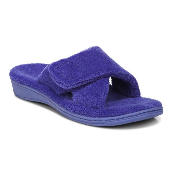 Vionic - Women's Relax Slippers - Royal Blue - Click Image to Close