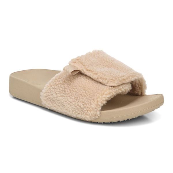 Vionic - Women's Keira Slide Sandal - Ginger Shearling