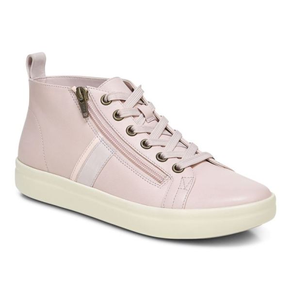 Vionic - Women's Stevie High Top Sneaker - Rose - Click Image to Close