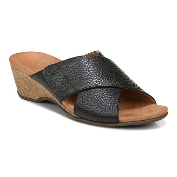 Vionic - Women's Leticia Wedge Sandal - Black