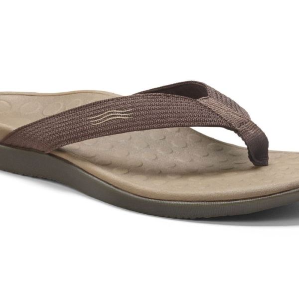 Vionic - Men's Wave Toe Post Sandal - Chocolate