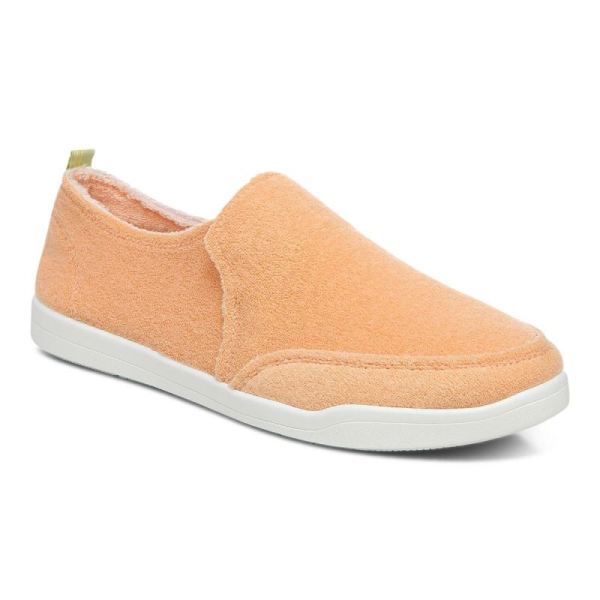 Vionic - Women's Malibu Slip On - Apricot Terry - Click Image to Close