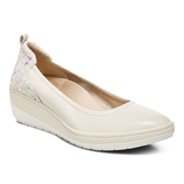 Vionic - Women's Jacey Wedge - Cream - Click Image to Close