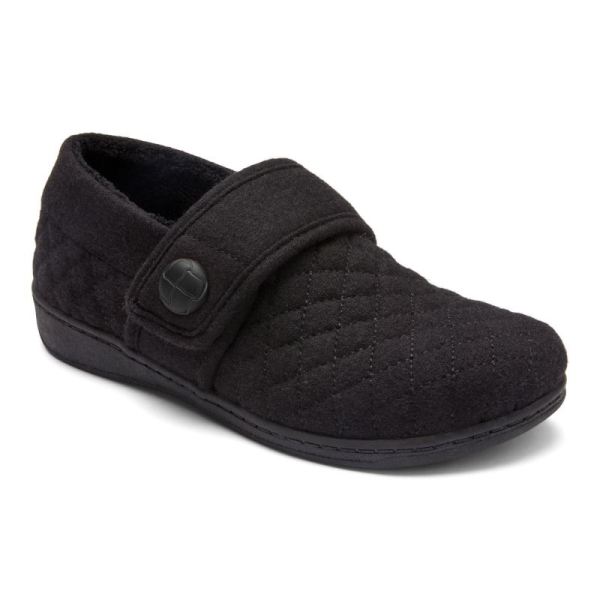 Vionic - Women's Jackie Slipper - Black - Click Image to Close