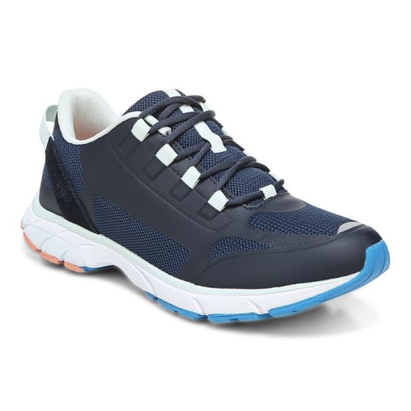 Vionic - Women's Edin Sneaker - Dark Blue - Click Image to Close