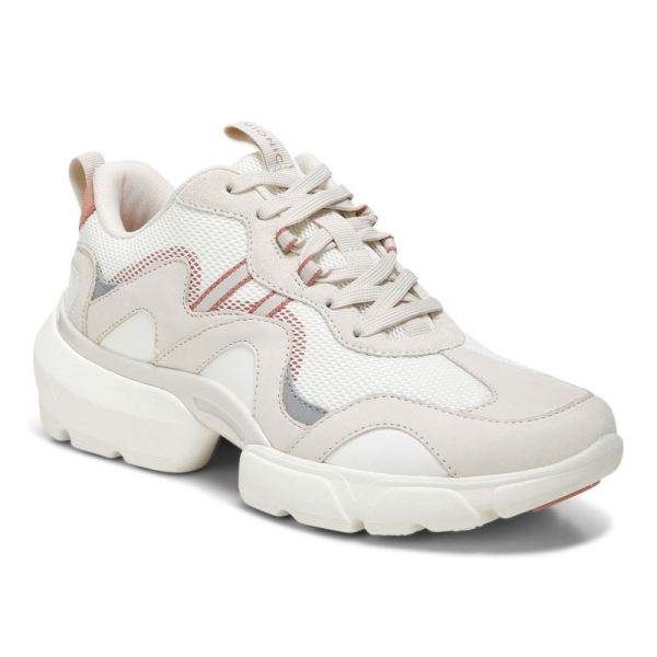 Vionic - Women's Electra Sneaker - Cream - Click Image to Close