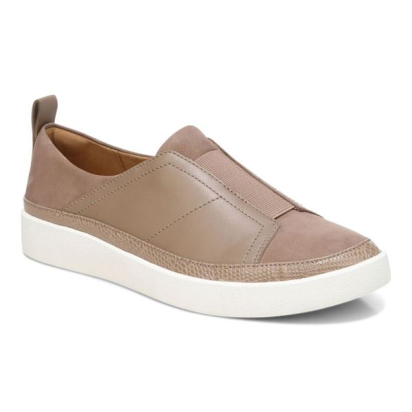 Vionic - Women's Zinah Slip on Sneaker - Brownie - Click Image to Close