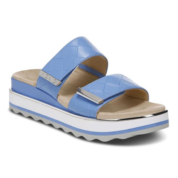 Vionic - Women's Brandie Woven Strap Sandal - Azure Woven