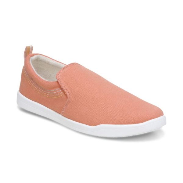 Vionic - Women's Marshall Slip On - Papaya Canvas - Click Image to Close