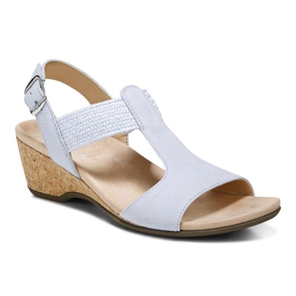 Vionic - Women's Kaytie Wedge Sandal - Blue Haze