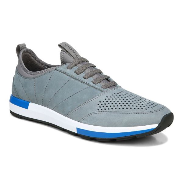 Vionic - Men's Trent Sneaker - Grey Nubuck - Click Image to Close