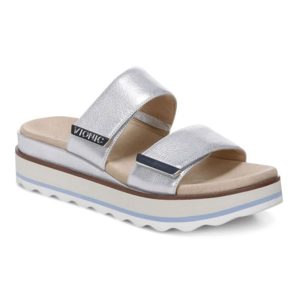 Vionic - Women's Brandie Flatform Sandal - Silver