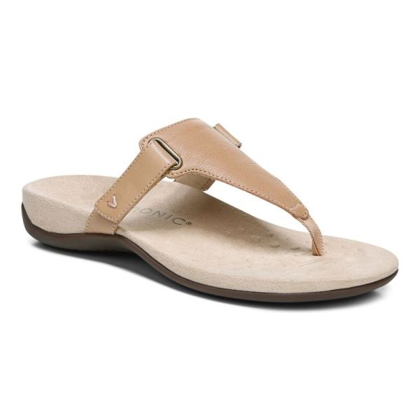 Vionic - Women's Wanda T-Strap Sandal - Macaroon - Click Image to Close