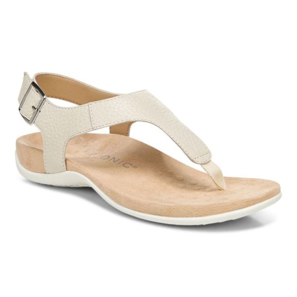 Vionic - Women's Terra Sandal - Cream - Click Image to Close