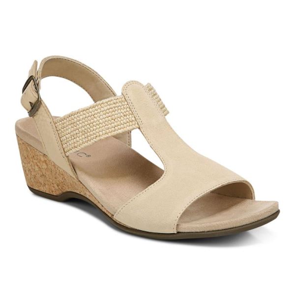 Vionic - Women's Kaytie Wedge Sandal - Semolina