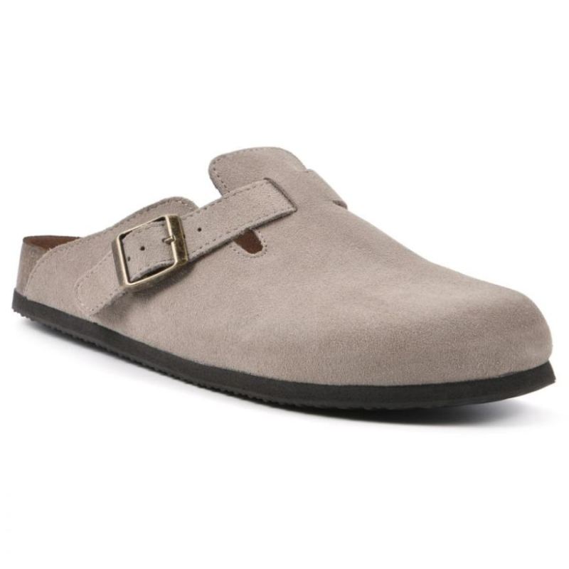 White Mountain Women's Bari Leather Footbeds Clog-Taupe | Canada Outlet White Mountain Women's Bari Leather Footbeds Clog-Taupe | Canada Outlet