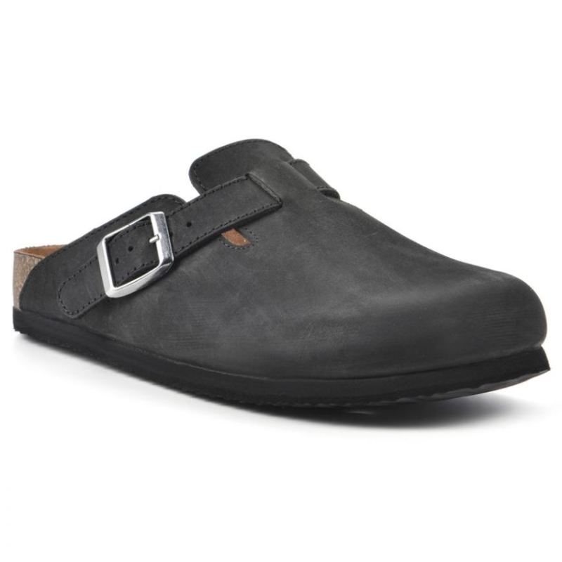 White Mountain Women's Bari Leather Footbeds Clog-Black Leather | Canada Outlet White Mountain Women's Bari Leather Footbeds Clog-Black Leather | Canada Outlet