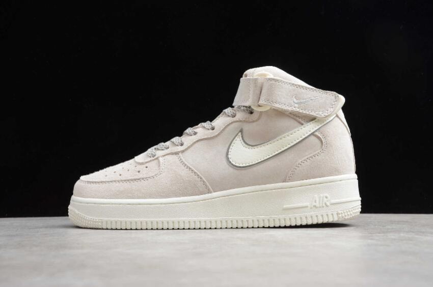 Men's Nike Air Force 1 High 07 Dark Stucco Oatmeal Mushroom 315121-048 Running Shoes - Click Image to Close