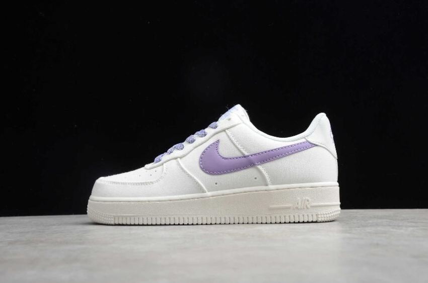 Men's Nike Air Force 1 07 Beige Purple 315122-600 Running Shoes