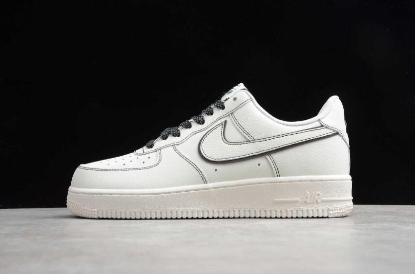 Women's Nike Air Force 1 07 Beige Black 315122-808 Running Shoes - Click Image to Close