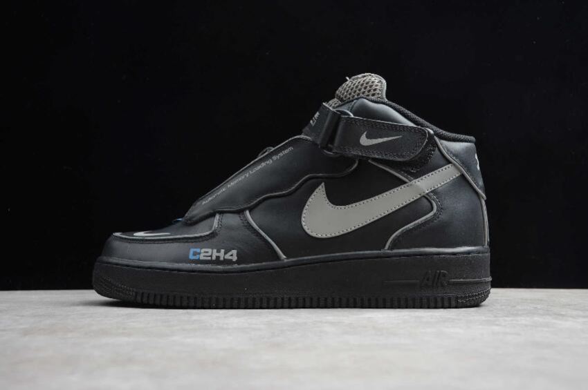 Women's Nike Air Force 1 Mid 07 Black 315123-001 Running Shoes - Click Image to Close