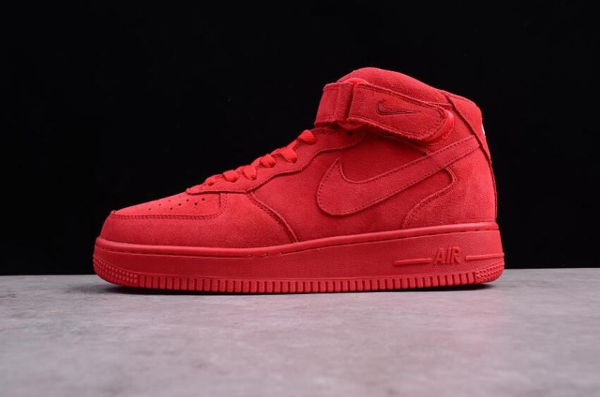 Men's Nike Air Force 1 High All Red 315123-609 Running Shoes