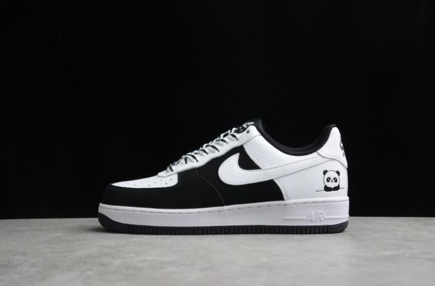 Men's Nike Air Force 1 Low Supreme 554826-116 Black White Shoes Running Shoes - Click Image to Close