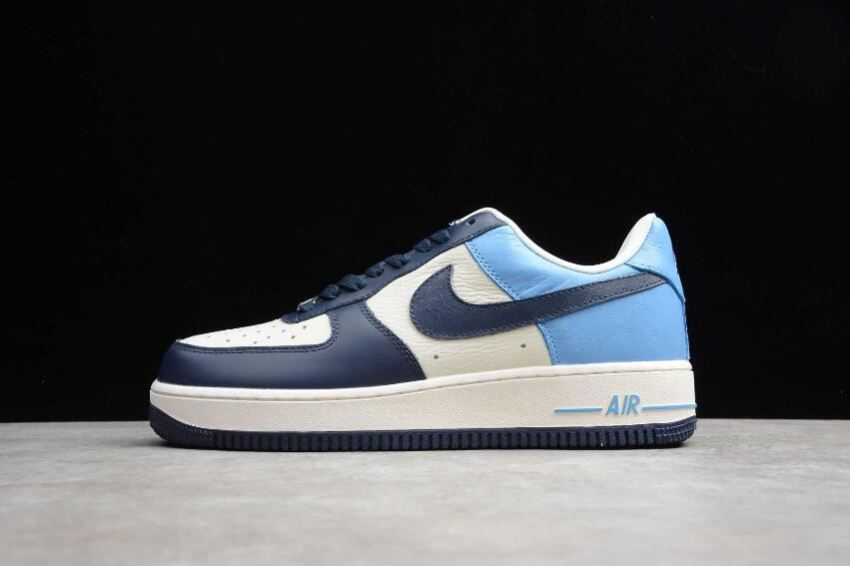 Women's Nike Air Force 1 07 Sail Obsidian University Blue 555088-140 Running Shoes - Click Image to Close