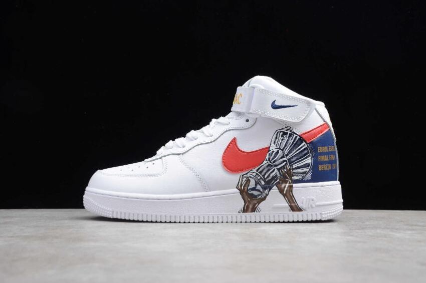 Women's Nike Air Force 1 GS Transparent White 596728-309 Running Shoes - Click Image to Close