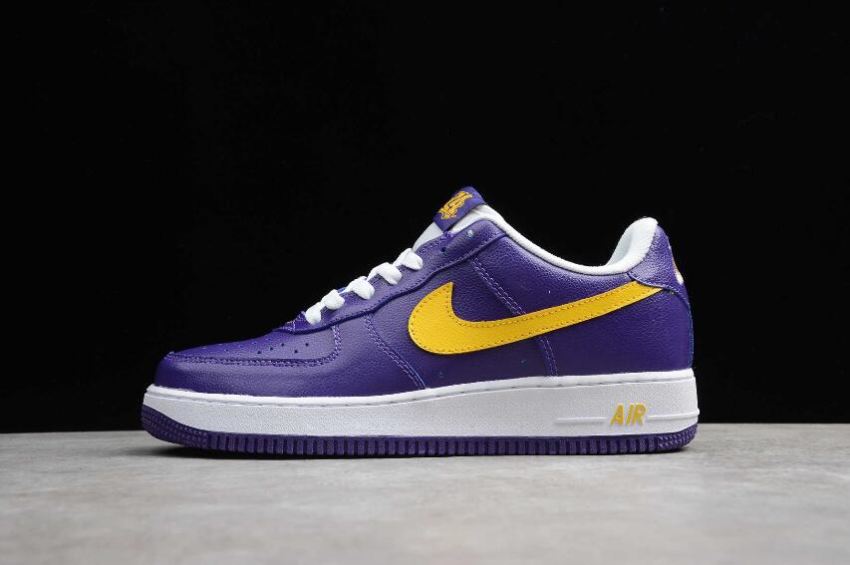 Men's Nike Air Force 1 Deep Purple Gold 639117-571 Running Shoes