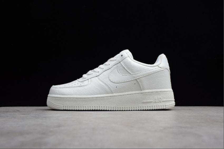 Women's Nike Air Force 1 07 White Summit White 718152-106 Running Shoes - Click Image to Close