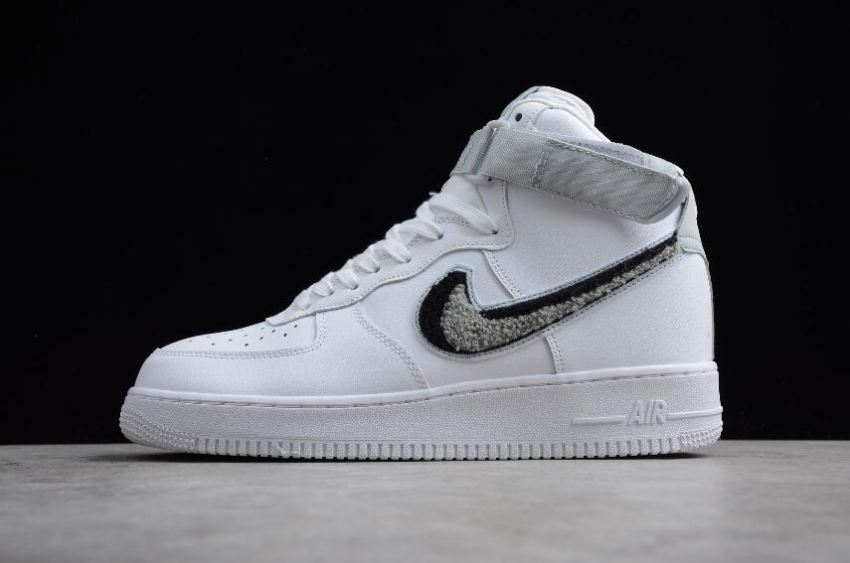 Men's Nike Air Force 1 High 07 White Wolf Grey Pure Platinum 806403-105 Shoes Running Shoes - Click Image to Close